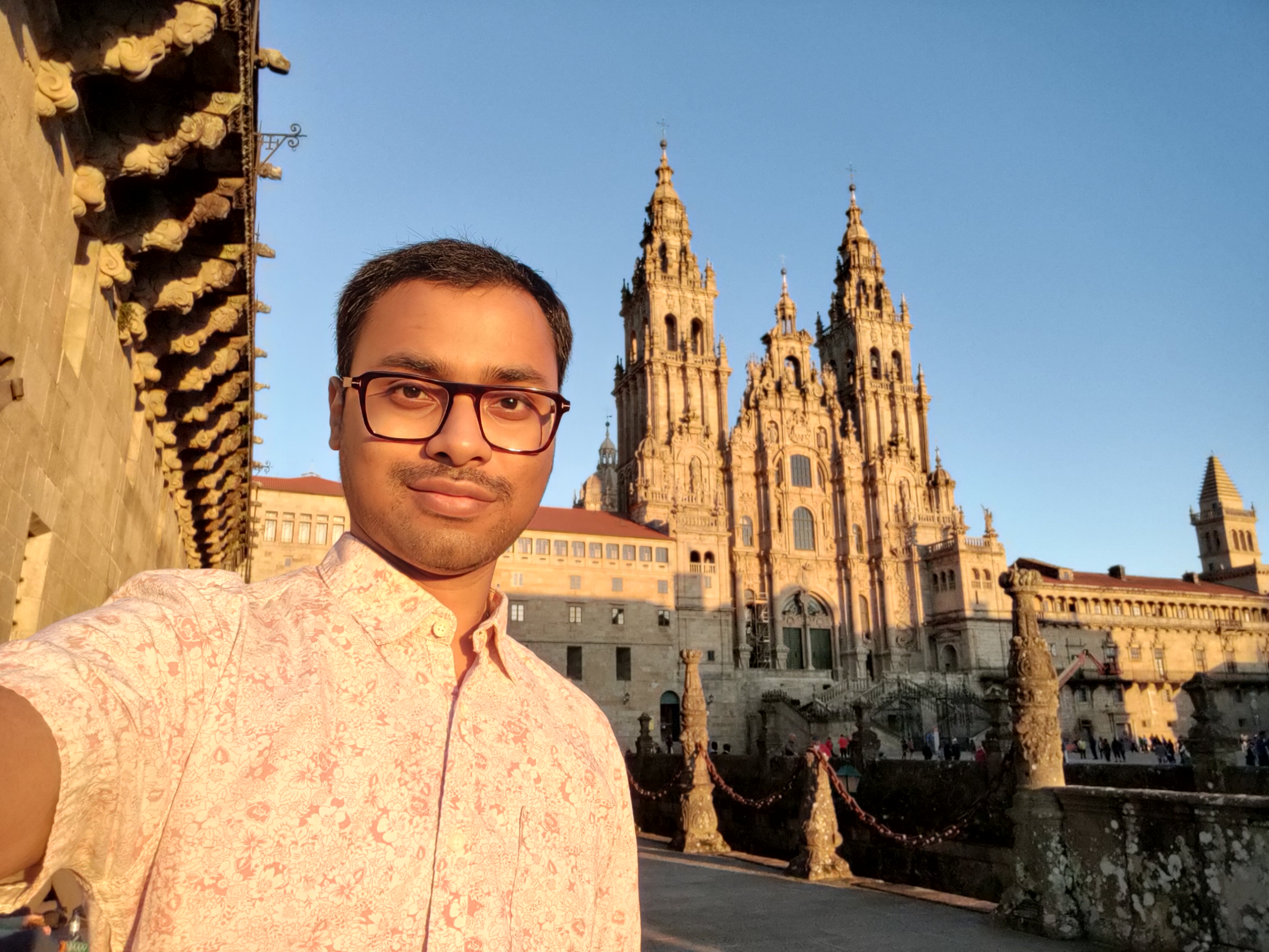In front of Santiago de Compostela Cathedral, Spain (2024)