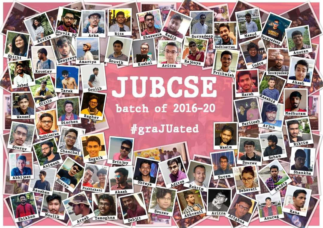 Collage of B.E. CSE 2020 batch, JU