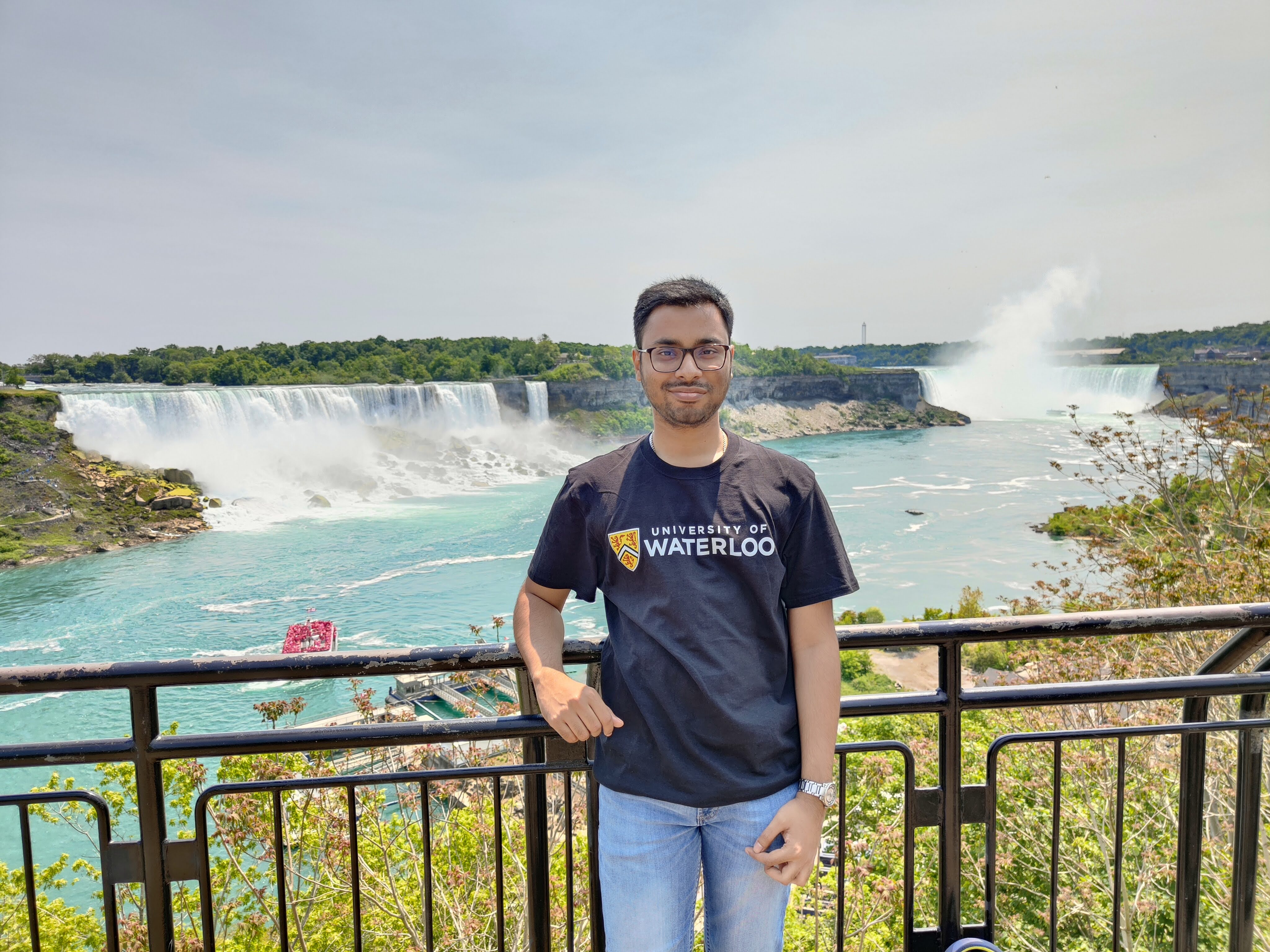 On the Canadian side of Niagara Falls
